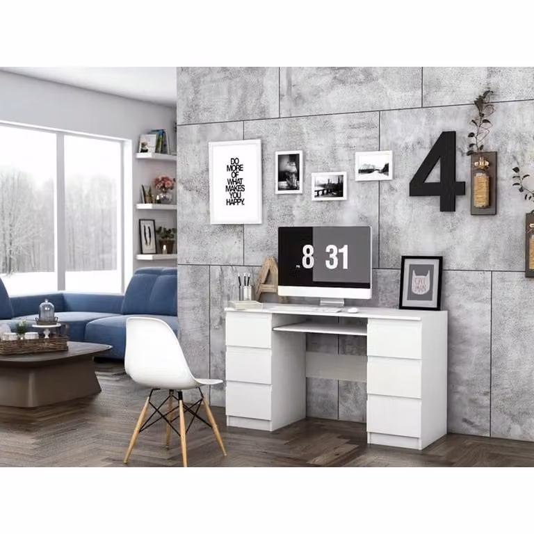 Tavolino per PC ARNOLD – bianco