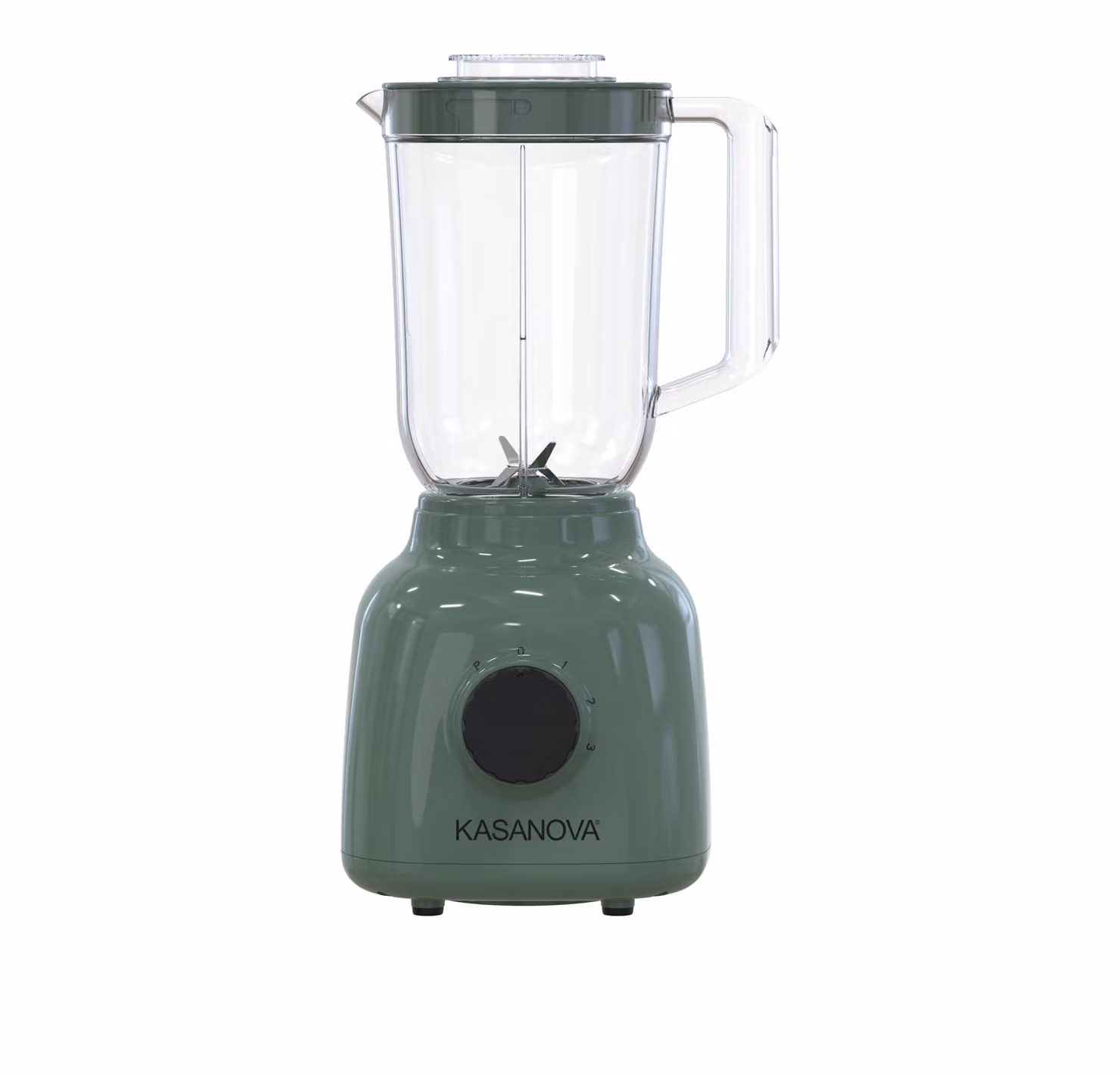 Frullatore elettrico Kasanova verde con funzione pulse e lame in acciaio inox, 400 W, 1,5 l – 2