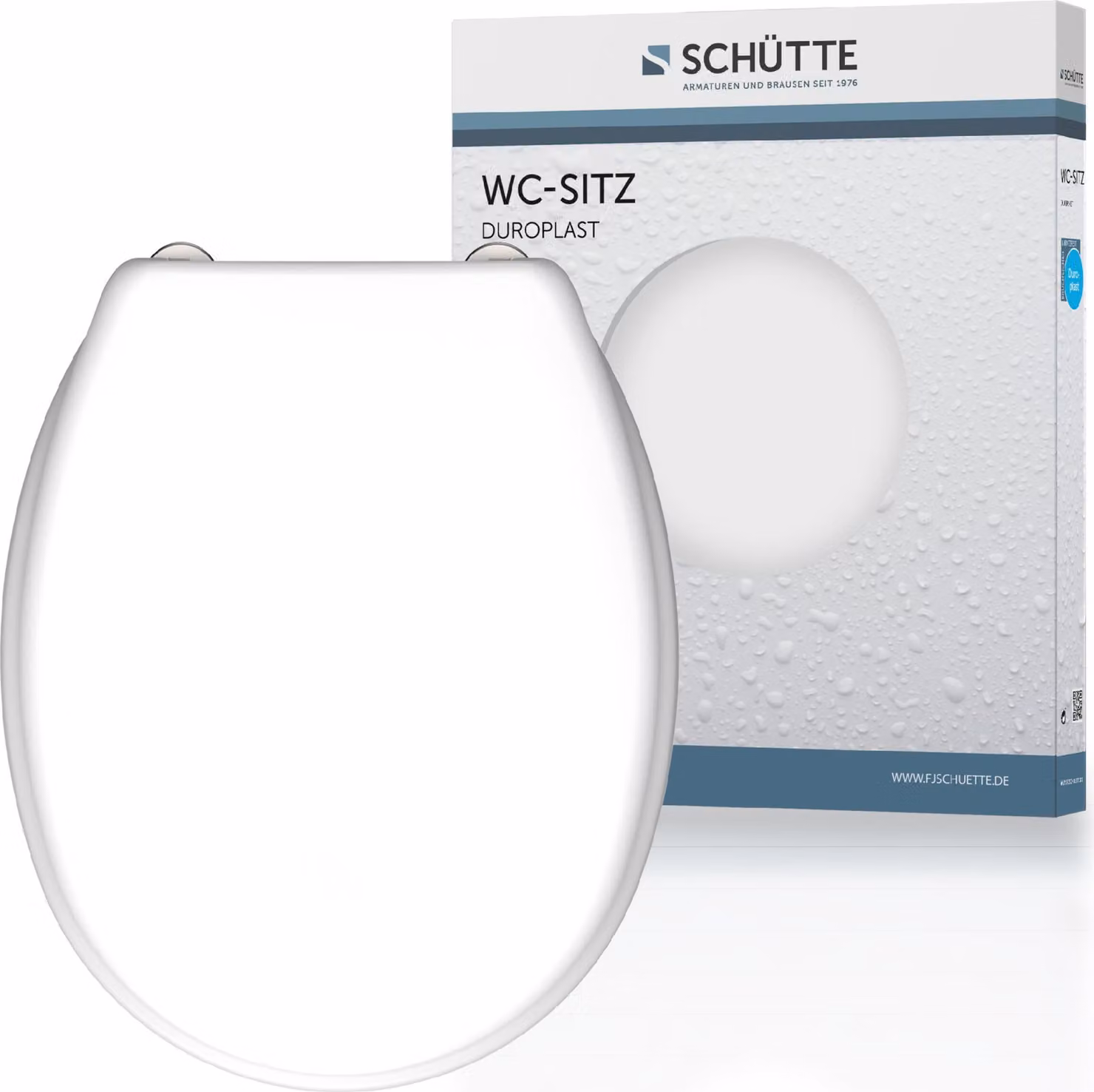 Sedile per WC SCHÜTTE BIANCO Duroplast