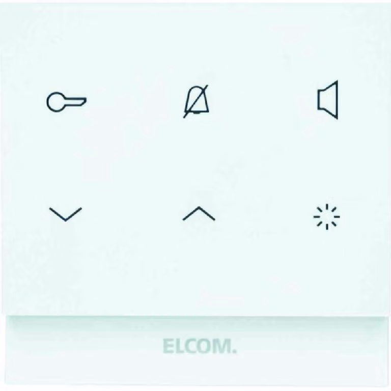 ELCOM Audio interno quadrato 2D REK221Y vetro polarizzato TOUCH