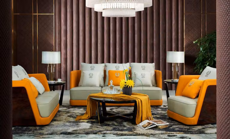 Wohnlandschaft Sofa Polster Sofagarnitur 321 Sitzer Couchtisch 4tlg. Set Luxus