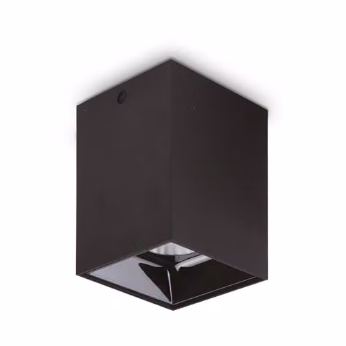 Ideal Lux NITRO Faretto LED Integrato Quadrato da Superficie Nero Opaco 2350Lm 3000K
