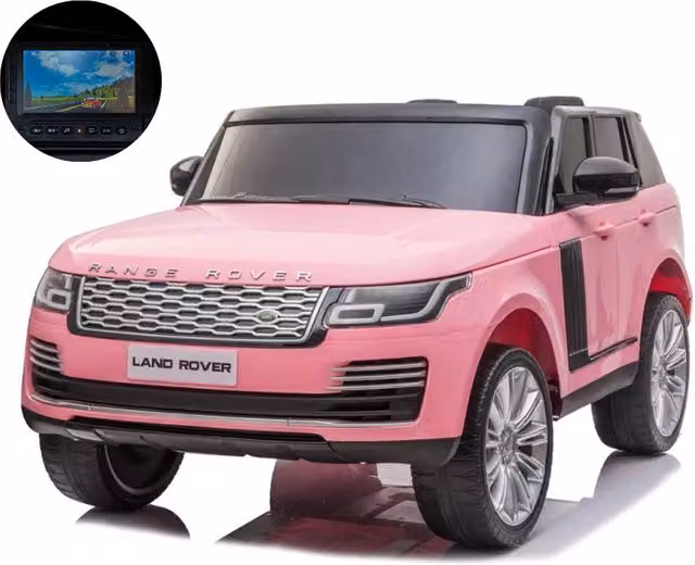 Auto Elettrica Per Bambini Land Rover Range Rover Full Optional-Rosa