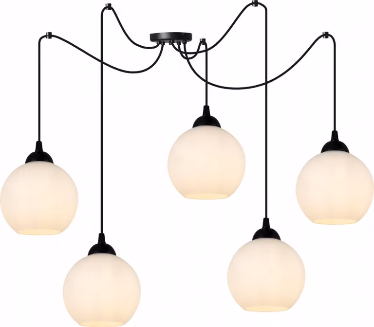 Classica Lampada A Sospensione Con Paralume In Vetro