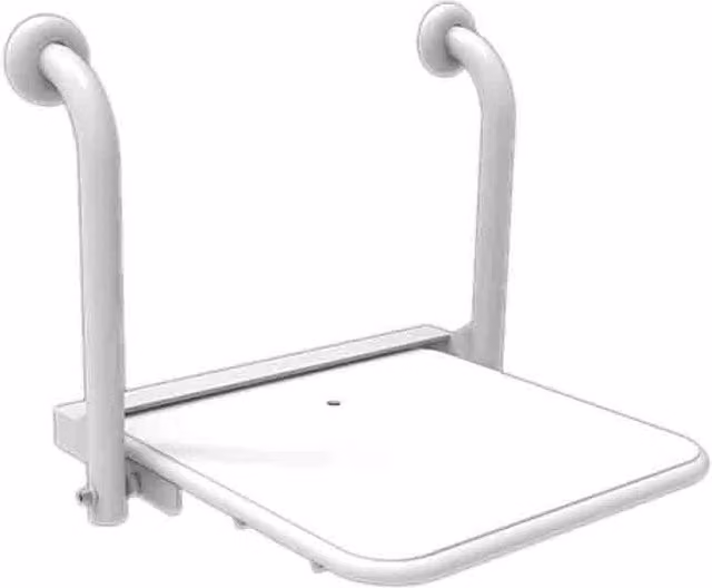 Seggiolino ribaltabile per doccia inox nylon