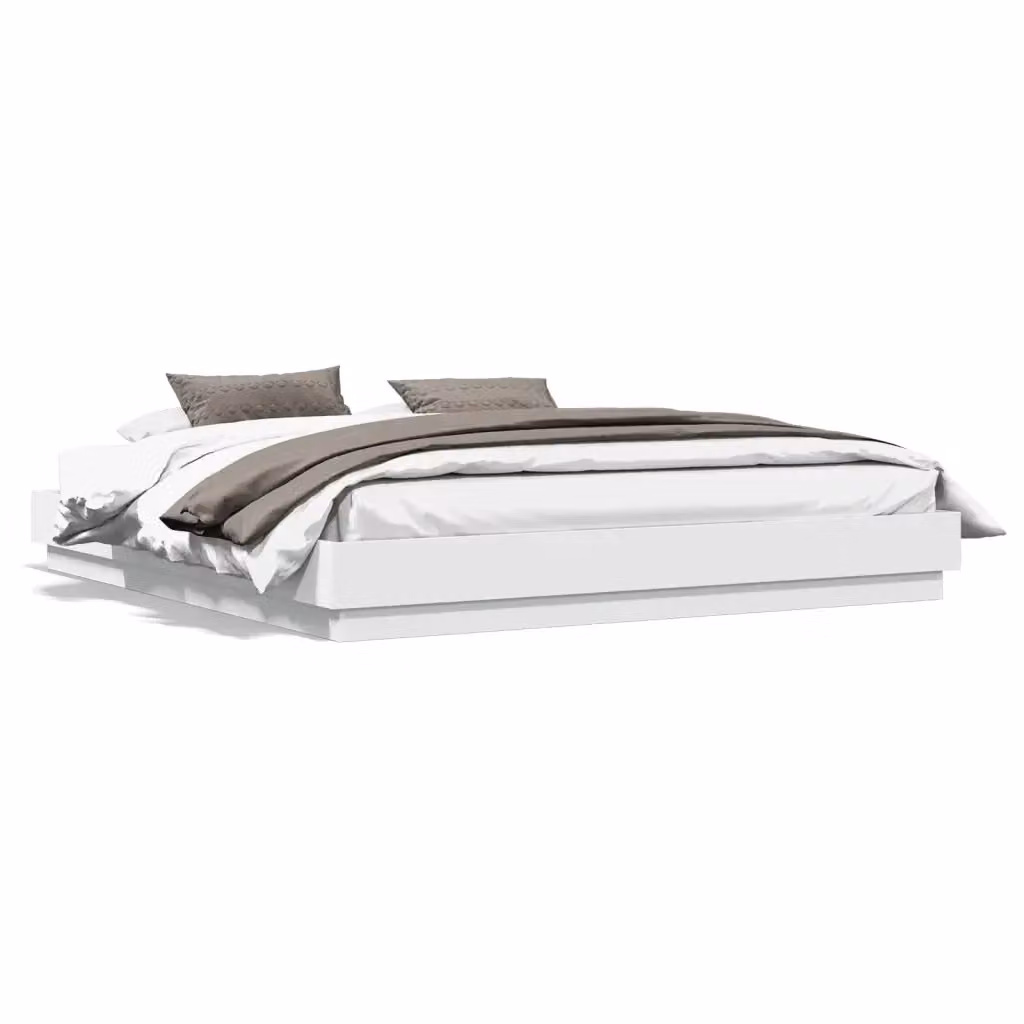 vidaXL Giroletto Bianco in Legno Multistrato 200x200 cm – 2