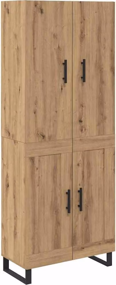 Credenza 2 pcs Rovere artigianale 69,5 x 34 x 180 cm