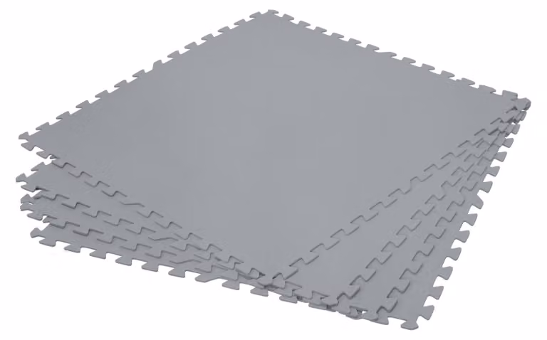 Set di piastrelle di protezione del pavimento della piscina Bestway® 9 pezzi á 78 x 78 cm, grigio