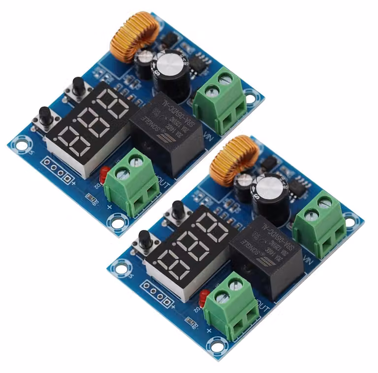 Modulo di protezione della tensione da 12V-36V – Modulo di protezione da sottotensione e di disconnessione a bassa tensione (2 pezzi)