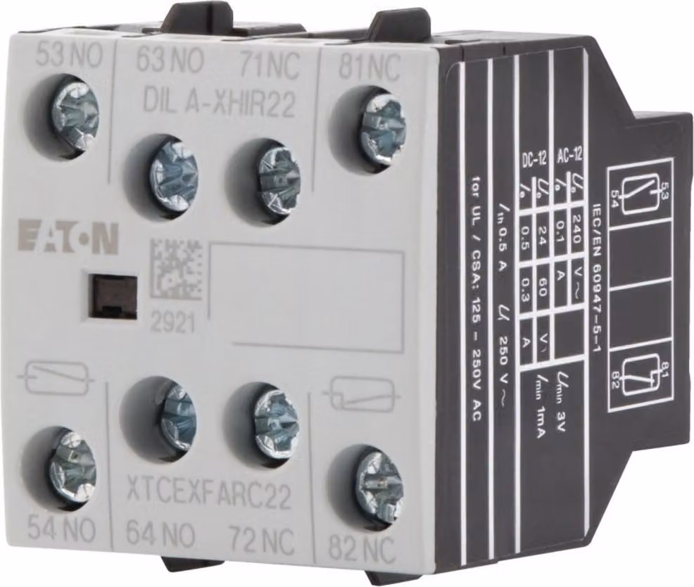 Contattore ausiliario Eaton DILA-XHIR22 139580