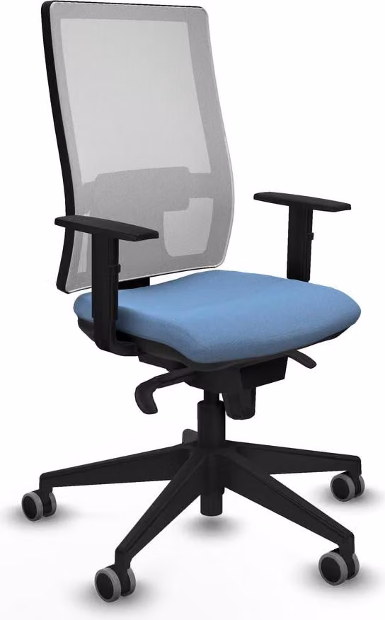 Sedia da ufficio Piqueras y Crespo 1D066G0 Blu cielo