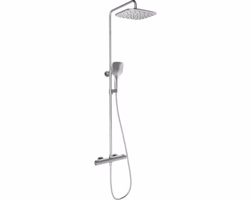 Sistema doccia con miscelatore termostatico RAVAK Flat chrome X070442