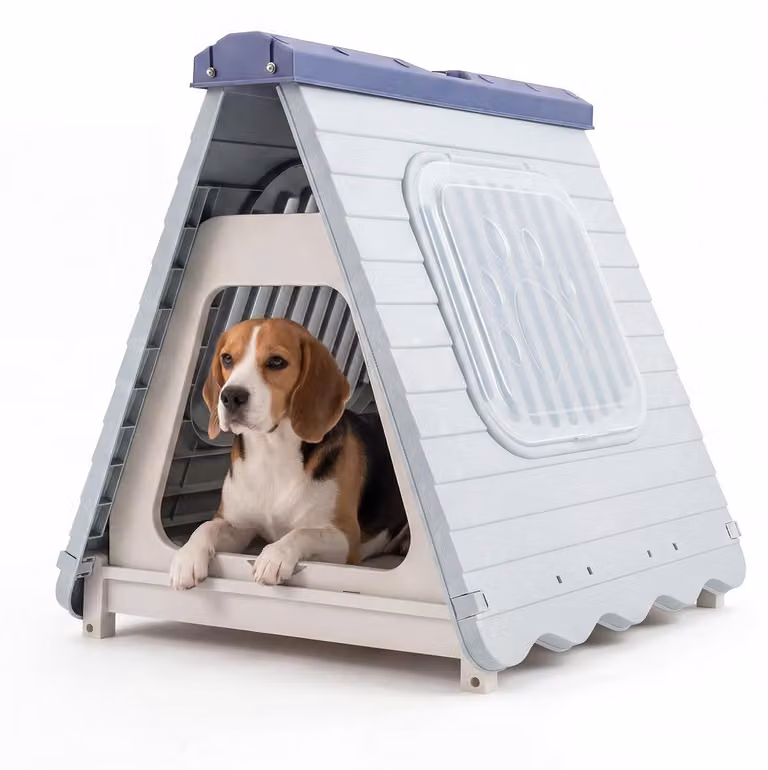Rifugio per cani FANTASK, cuccia pieghevole per cani in plastica, kennel portatile per cani