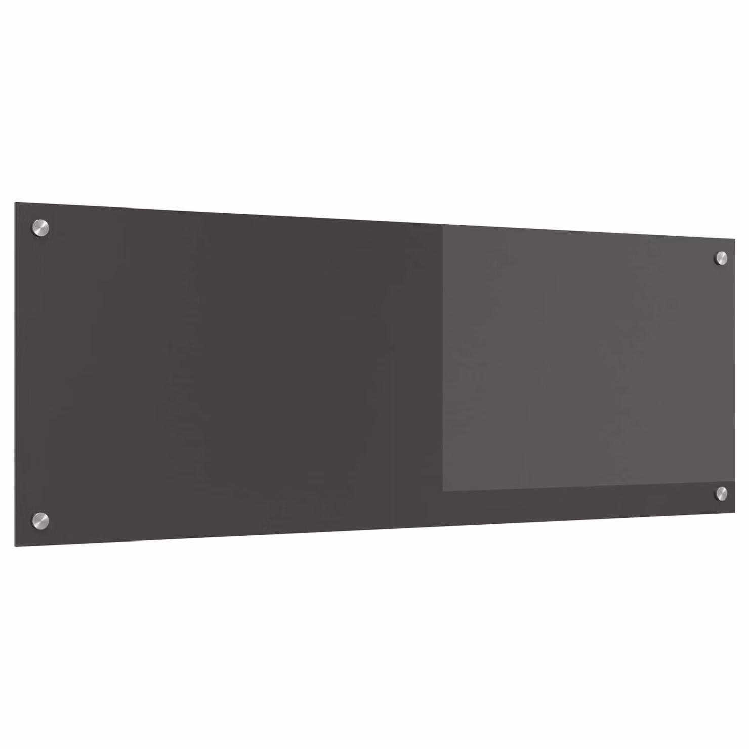 Schienale da cucina vidaXL in vetro temperato Grigio scuro L: 110 cm, H: 40 cm