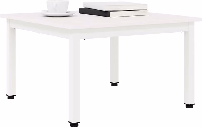 SYFAX™ Tavolino da salotto Bianco 60 x 60 x 36 cm Pino massello