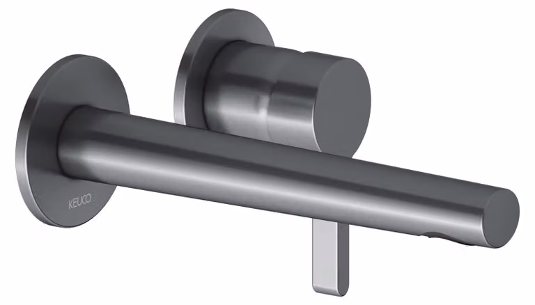 KEUCO EDITION 400 Mitigeur monocommandé pour lavabo, encastré, avec limiteur de température, saillie 197mm, 51516130200, 51516130200