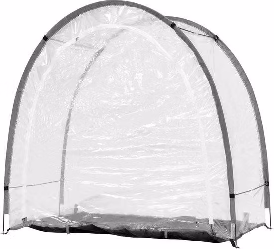 Tenda da balcone resistente alle intemperie con protezione anti-UV, colore scuro, dimensioni: L 186 x L 84 x A 175 cm.