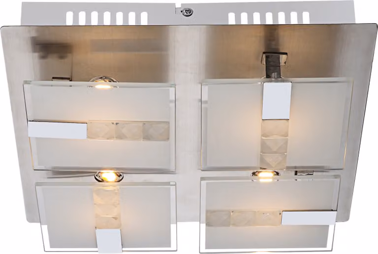 Plafoniera Globo Dl cromo, 4Xled 41711-4