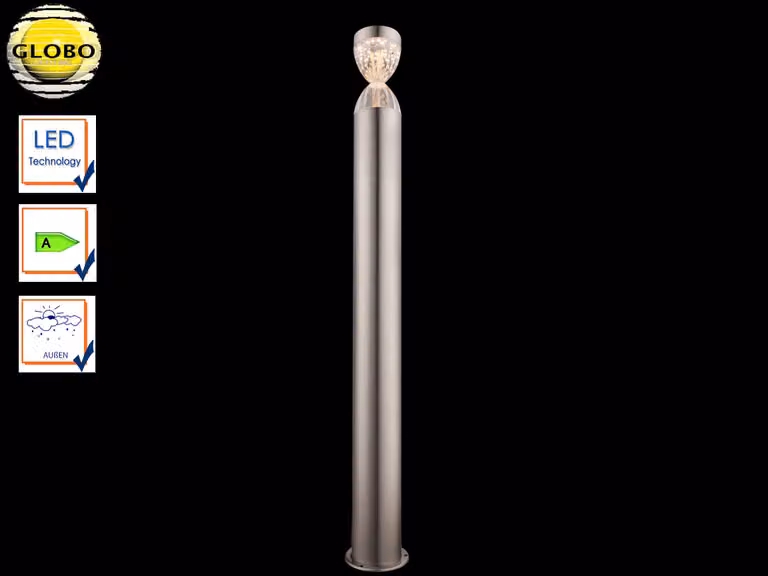 Lampada da esterno Globo, acciaio inossidabile, modello 34008