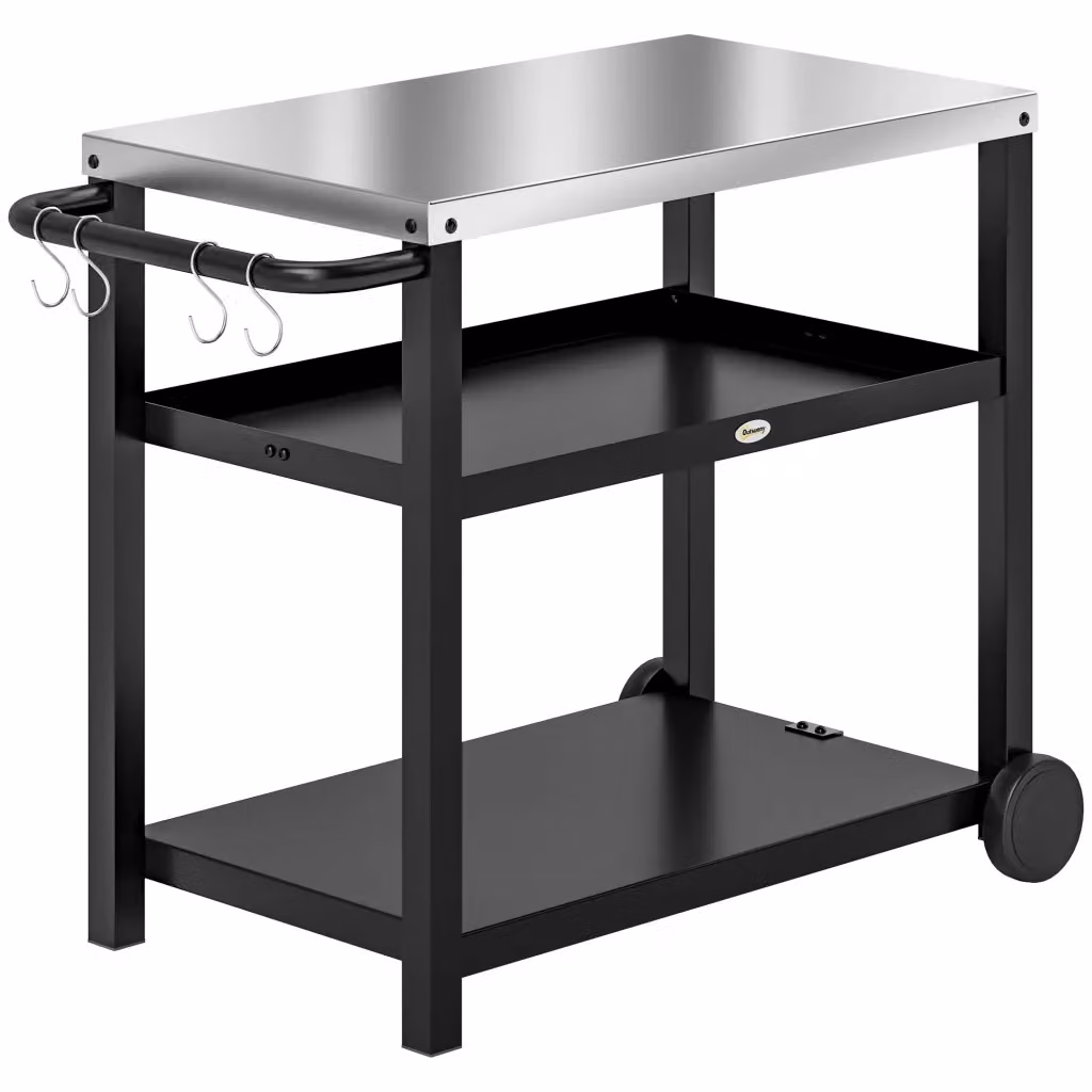 Carrello da Giardino Xylo in Acciaio Grigio Antracite L 102 cm, P 50 cm, H 81 cm – 2