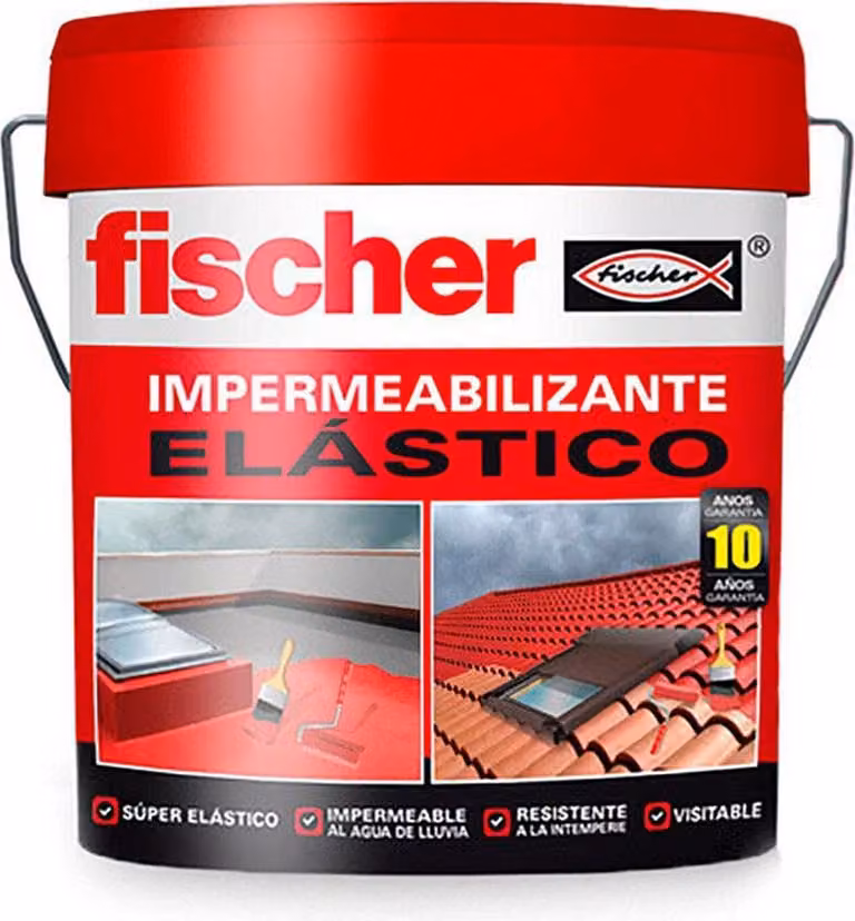 Impermeabilizzante Fischer 547159 Grigio 4 L