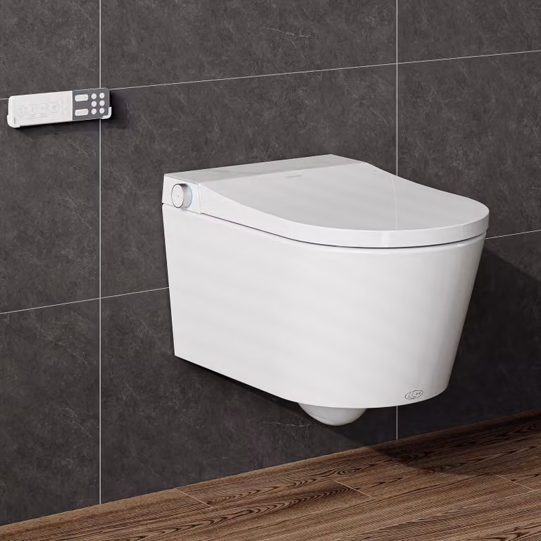 HOROW S70 Wc doccia senza bordo con sedile riscaldato Wc elettrico Sensore microonde&sensore piedi Wc intelligente con funzione di decalcificazione Versione Pro