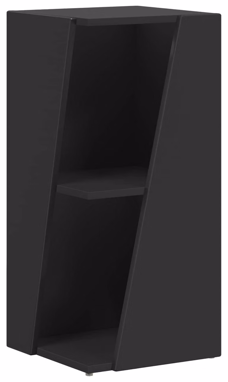 Pannello laterale in legno nero, compatto, per uso domestico