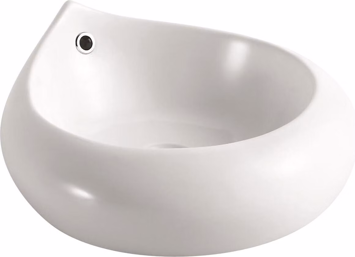 Beitz & Walz AqvaVetroceramica lavabo da appoggio 470 x 460 mm bianco