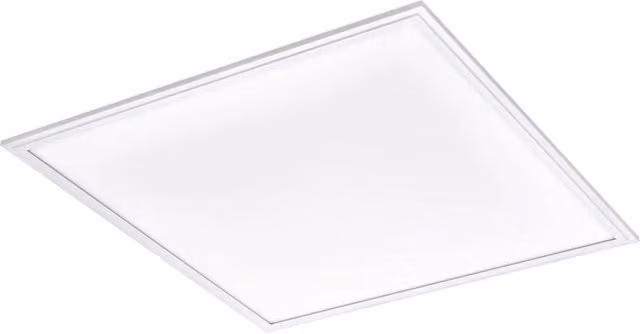 Plafoniera Moderna Eglo Salobrena-Z in Alluminio Bianco con Luce LED Integrata da 33W, Dimmabile e Smart con Zigbee e Bluetooth