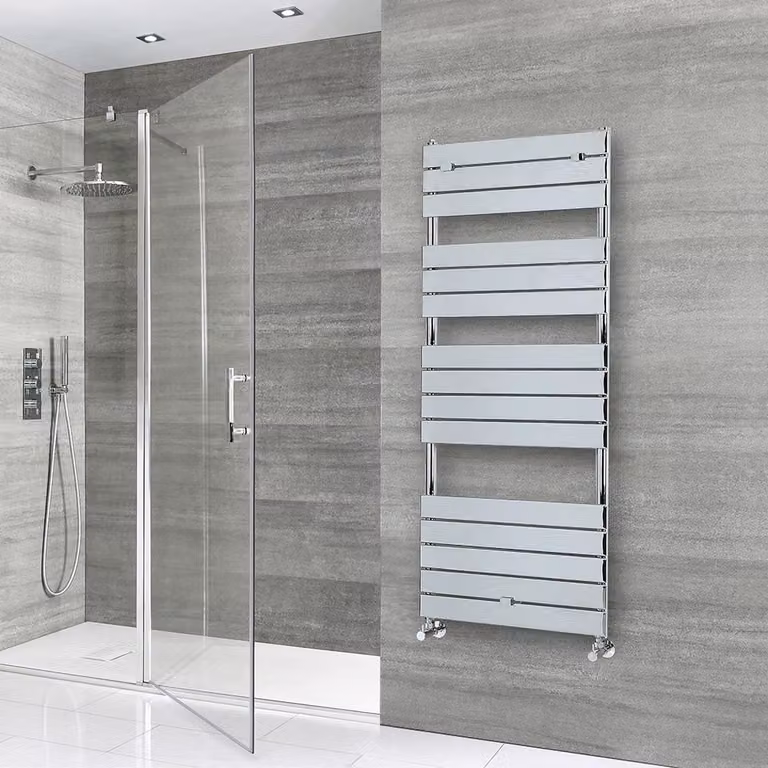 Scaldasalviette di Design - 1512mm x 600mm - Cromato - Lustro