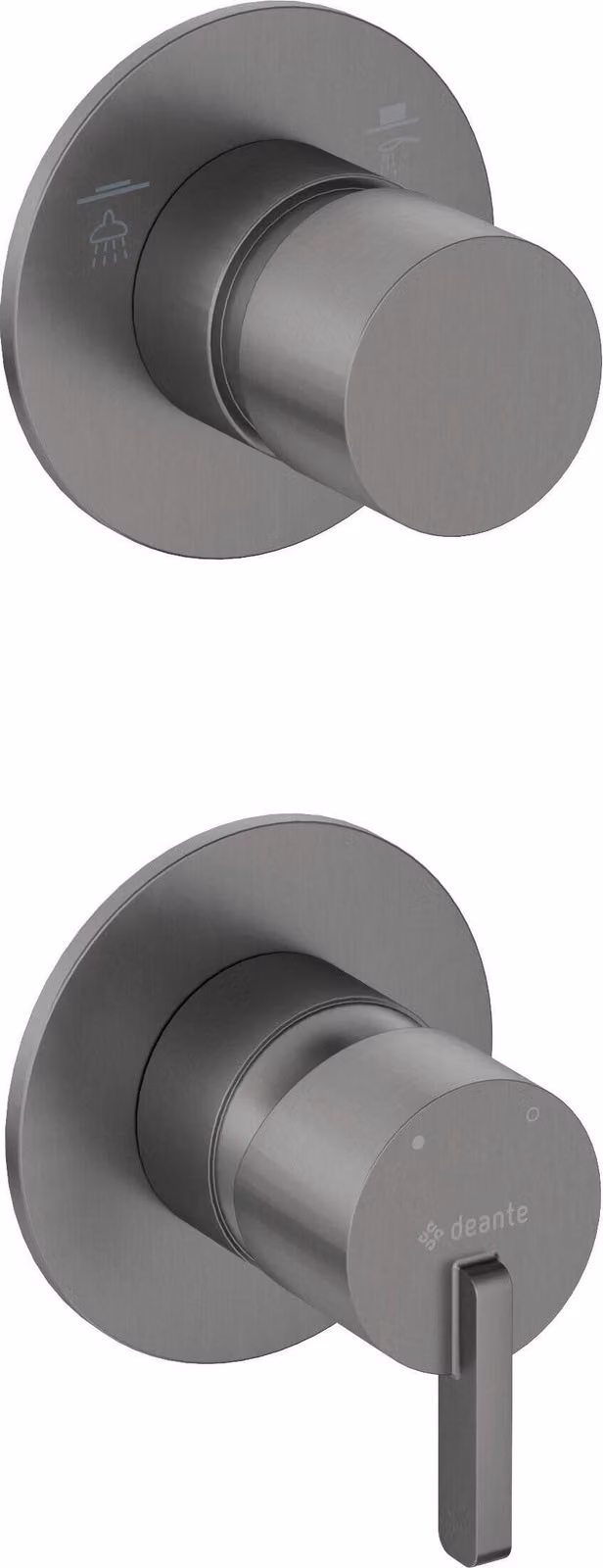 Concealed shower mixer with shower switch