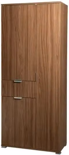 Robuschi 2400alm Armadio, Legno, Noce Almendra, P38xL75xH174 cm