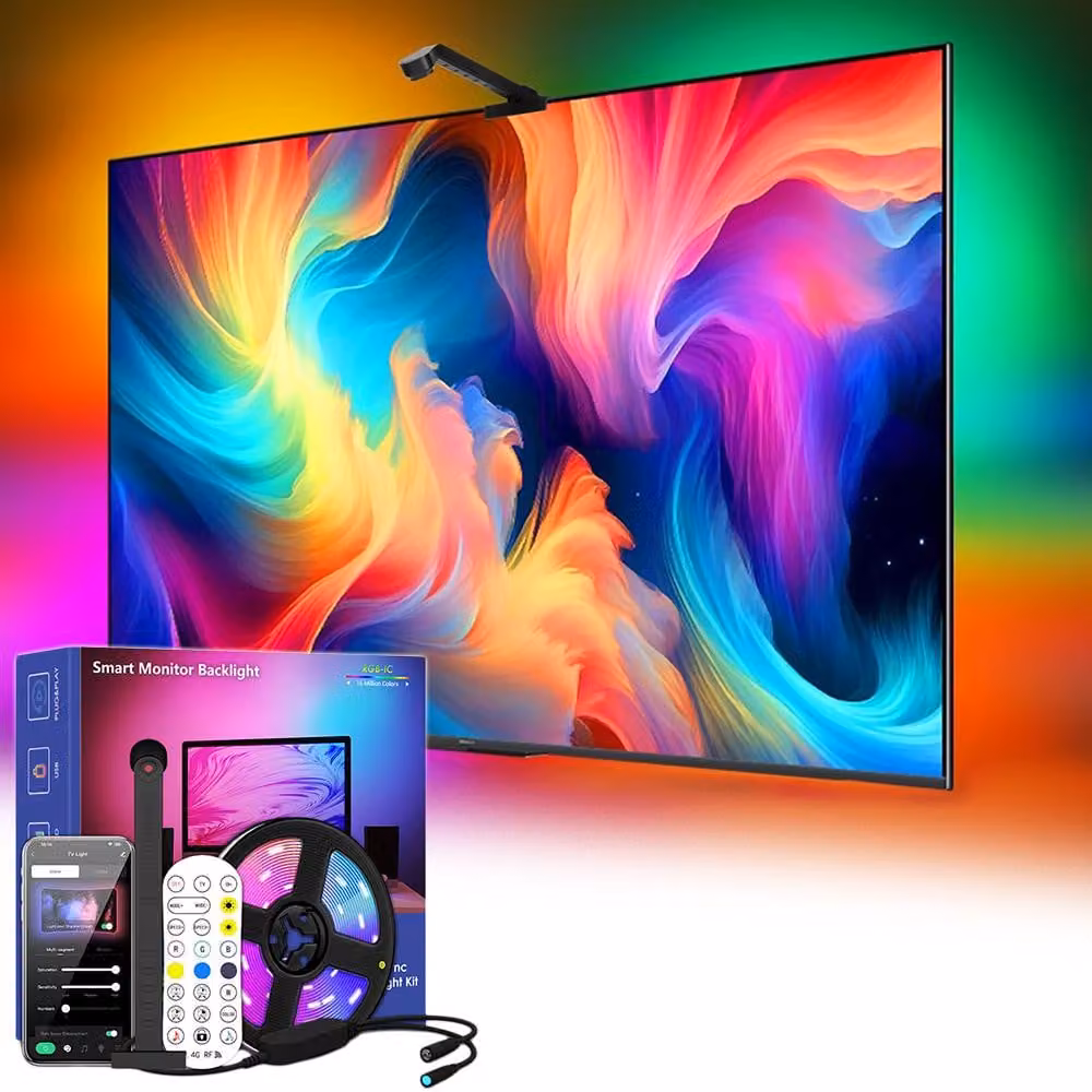 Striscia Led 5m AR-Sensor Dimmable striscia Led per 65-75 "pollici PC Monitor Deco TV Led retroilluminazione Intelligent Interaction RGBIC illuminazione