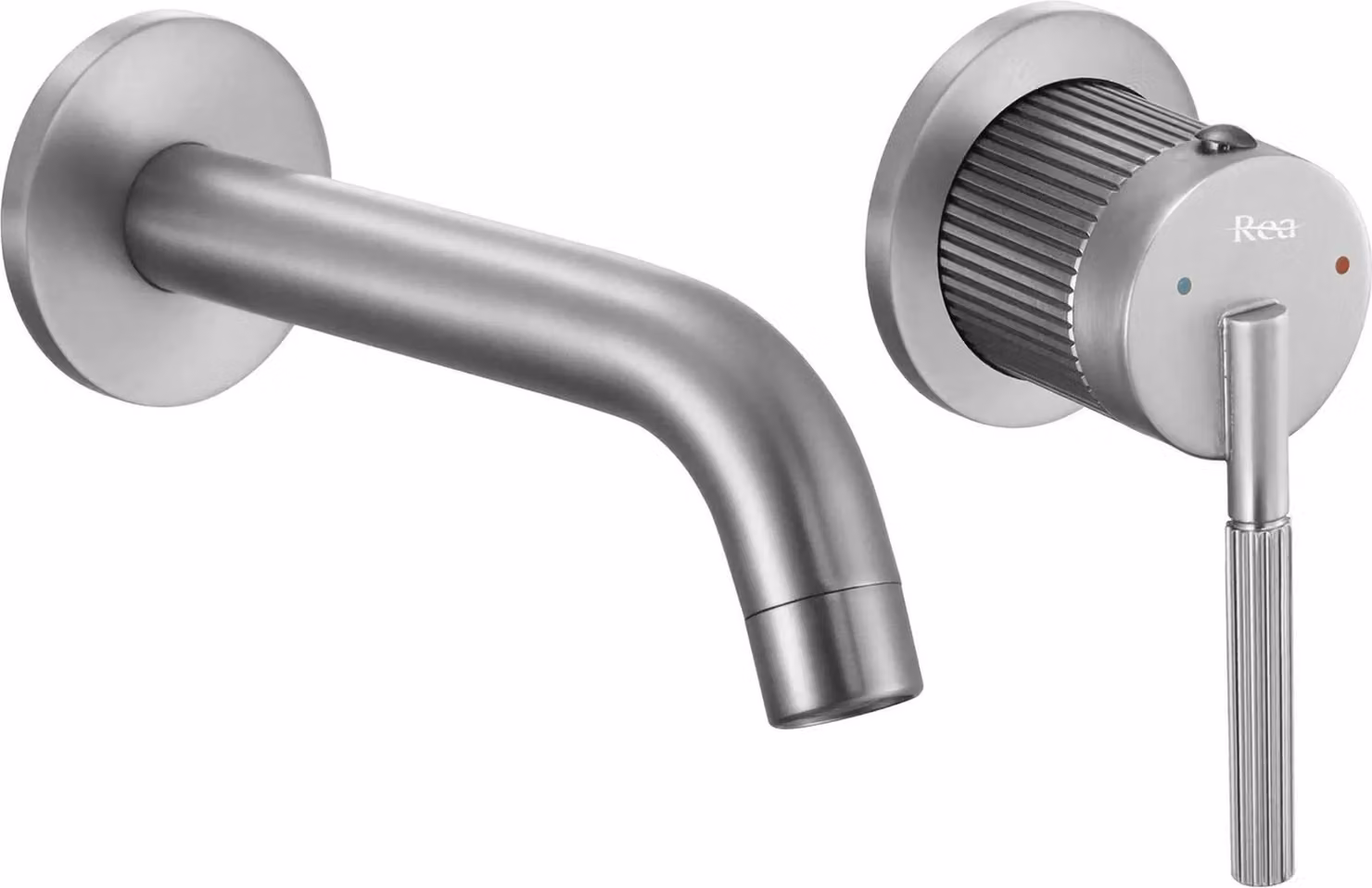 Rubinetto Lavabo Nascosto Rea Argon Nichel Spazzolato
