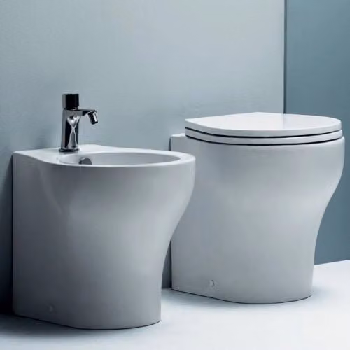 Kit Sanitari filomuro Vera 48 - Azzurra ceramica - Bidet filomuro Azzurra Vera 48