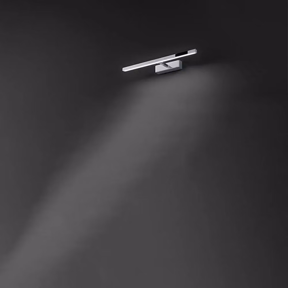 Applique Moderna Riga Perenz in Metallo e Acrilico Cromo con LED da 12W 3000K Luce Bianco Caldo – 2