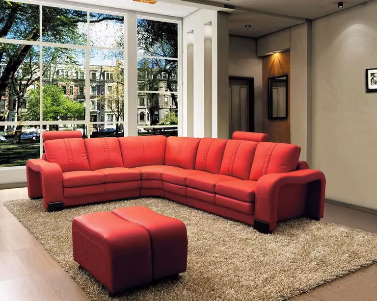 XXL Multifunktions Ledercouch Couch Sofa Polster Ecksofa Moderne Big Couchen