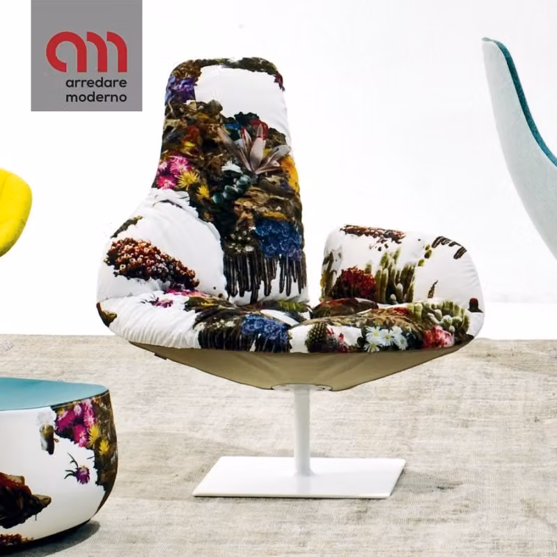 Poltrona relax Fjord Moroso con trapunta