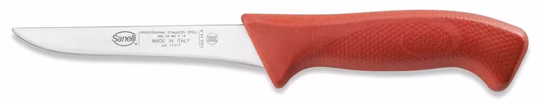 Coltello Disosso Linea Skin Rosso, Cm.14