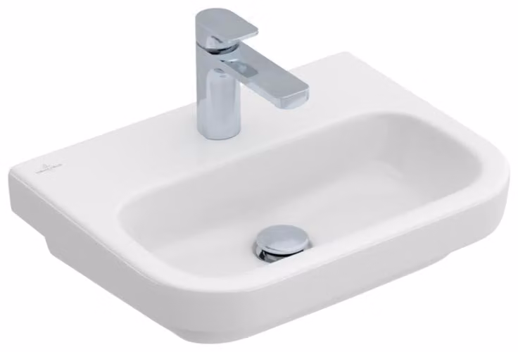 Villeroy & Boch Architectura lave-mains, rectangulaire, trou pour robinetterie au centre, sans trop-plein, 500x380mm, 43735101, 43735101