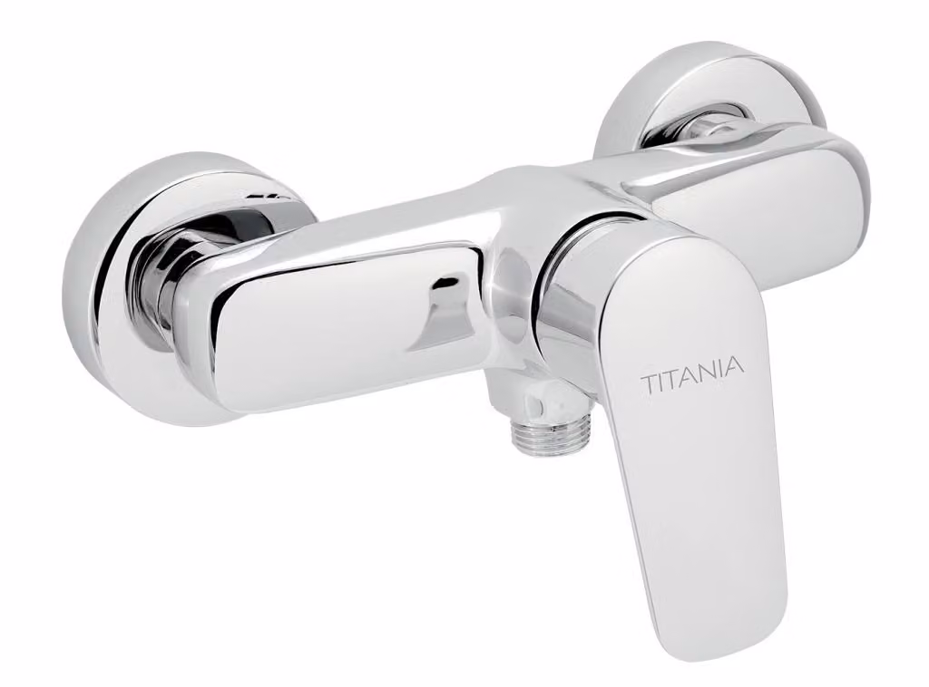 Miscelatore doccia senza accessori 150mm Titania Pure Chrome