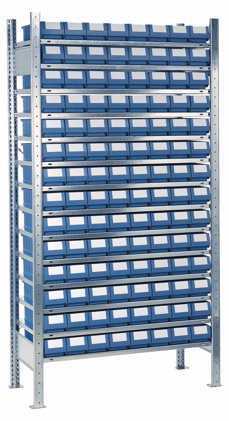Scaffalatura push-in H2000xL1.000xP400mm Scaffalatura aggiuntiva 14 ripiani in acciaio 112 x 4 - 9000453753