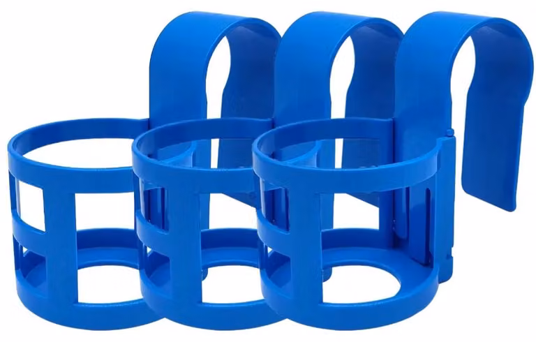 Portabicchieri per piscina, realizzato in plastica resistente, facile da installare, confezione da 3 pezzi