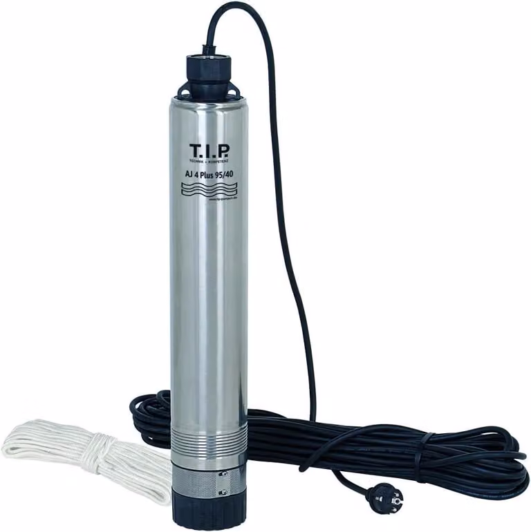 Pompa sommergibile e pompa per pozzi – acciaio inossidabile, 900 W, 5.500 litri/ora, altezza di sollevamento 40 metri