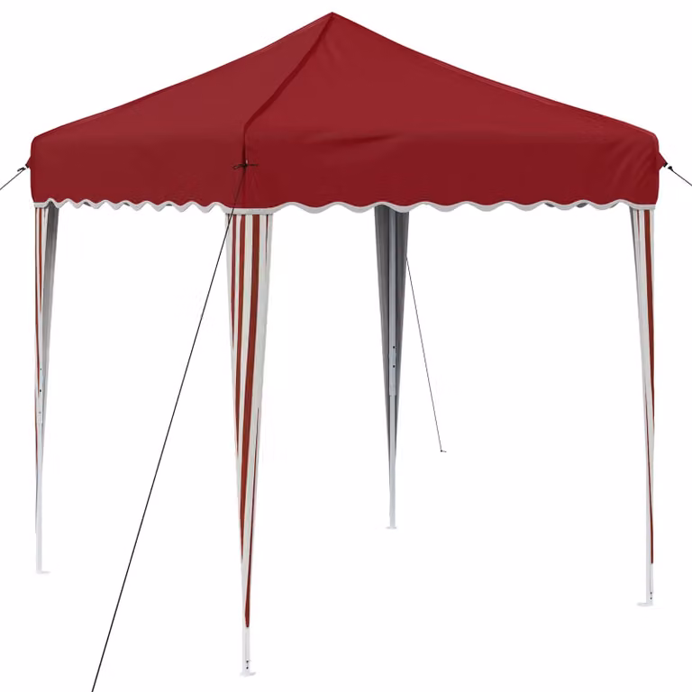 Tenda per feste a pop-up 195 x 195 x 245 cm Borgogna