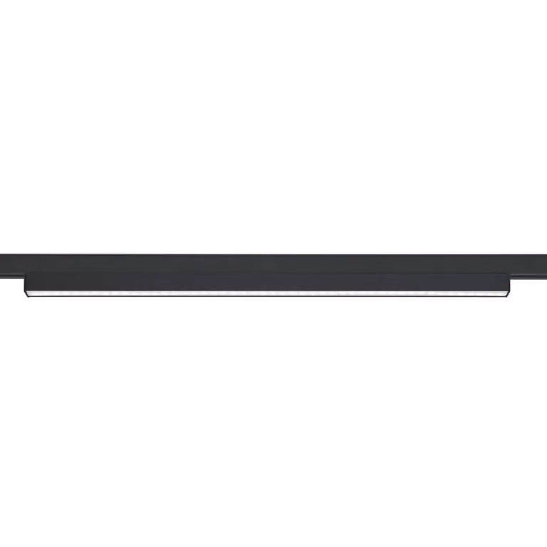 Trio Lighting Barra luminosa a LED per sistema binario DUOline nero DUOline, dimmerabile, Nero, Soggiorno / Sala da pranzo, Plastica, Moderno, Sistema a binario