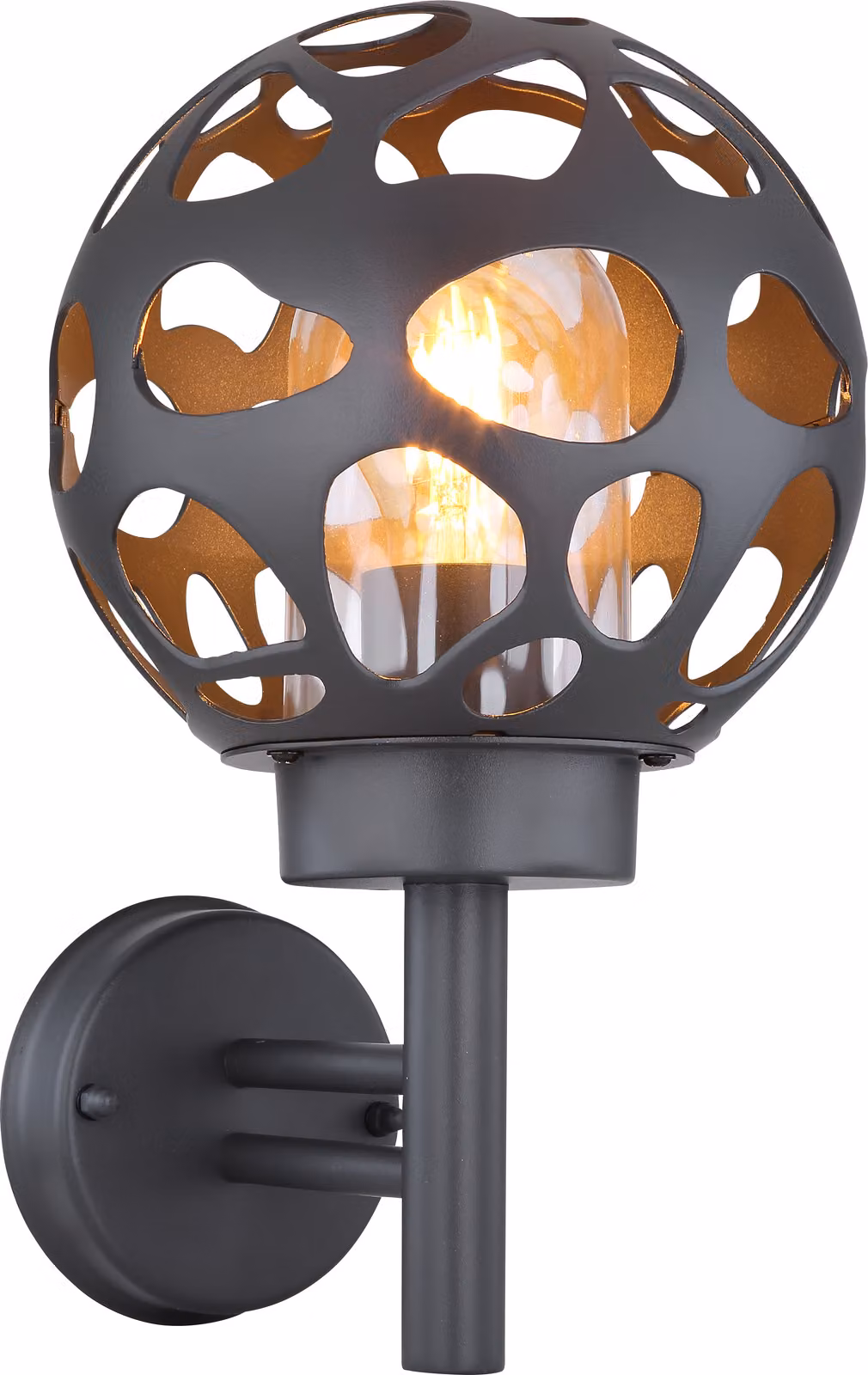 Globo Hilario, luce per esterni, antracite, acciaio inox, IP44, 31805