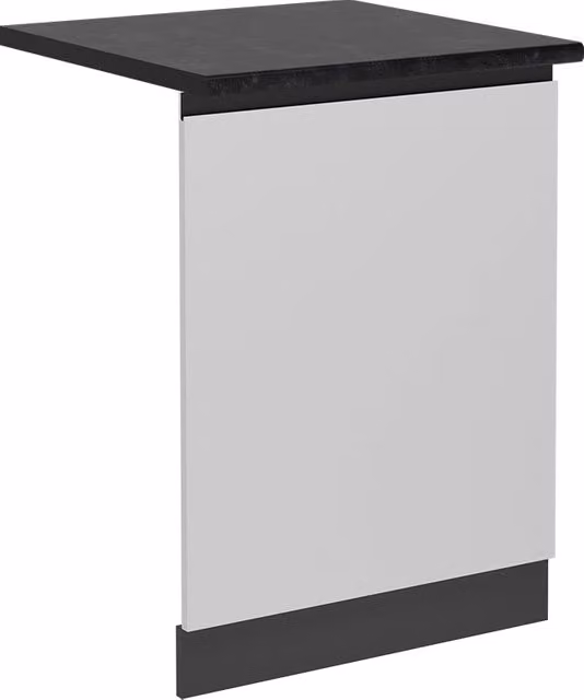 Pannello frontale per lavastoviglie Vicco R-Line J-Shape Bianco/Antracite Larghezza: 60 cm