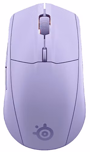 Mouse Wireless SteelSeries Rival 3 Gen 2 con Bluetooth e risoluzione fino a 18000 DPI, Lavanda