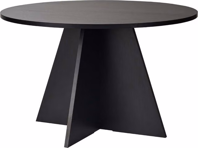 Tavolo da pranzo rotondo 120 cm Virella nero